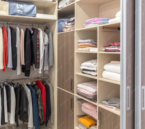 Hall Box Wardrobe - Rozy Ruhi Home Green Interior, Rajarhat Kolkata