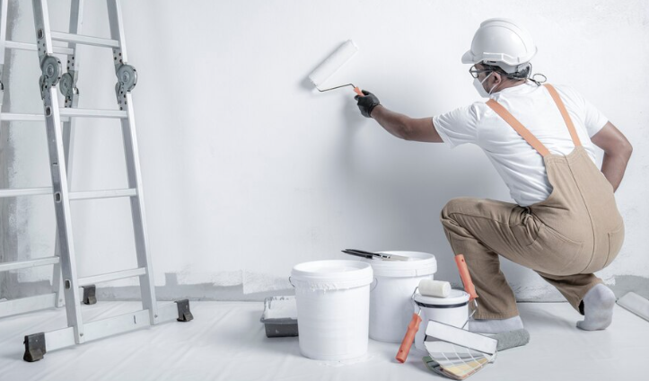 Paint - Rozy Ruhi Home Green Interior, Rajarhat Kolkata