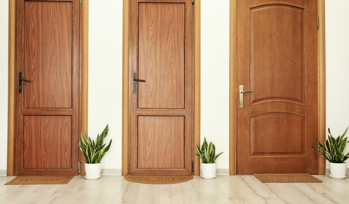 Door Paneling - Rozy Ruhi Home Green Interior, Rajarhat Kolkata